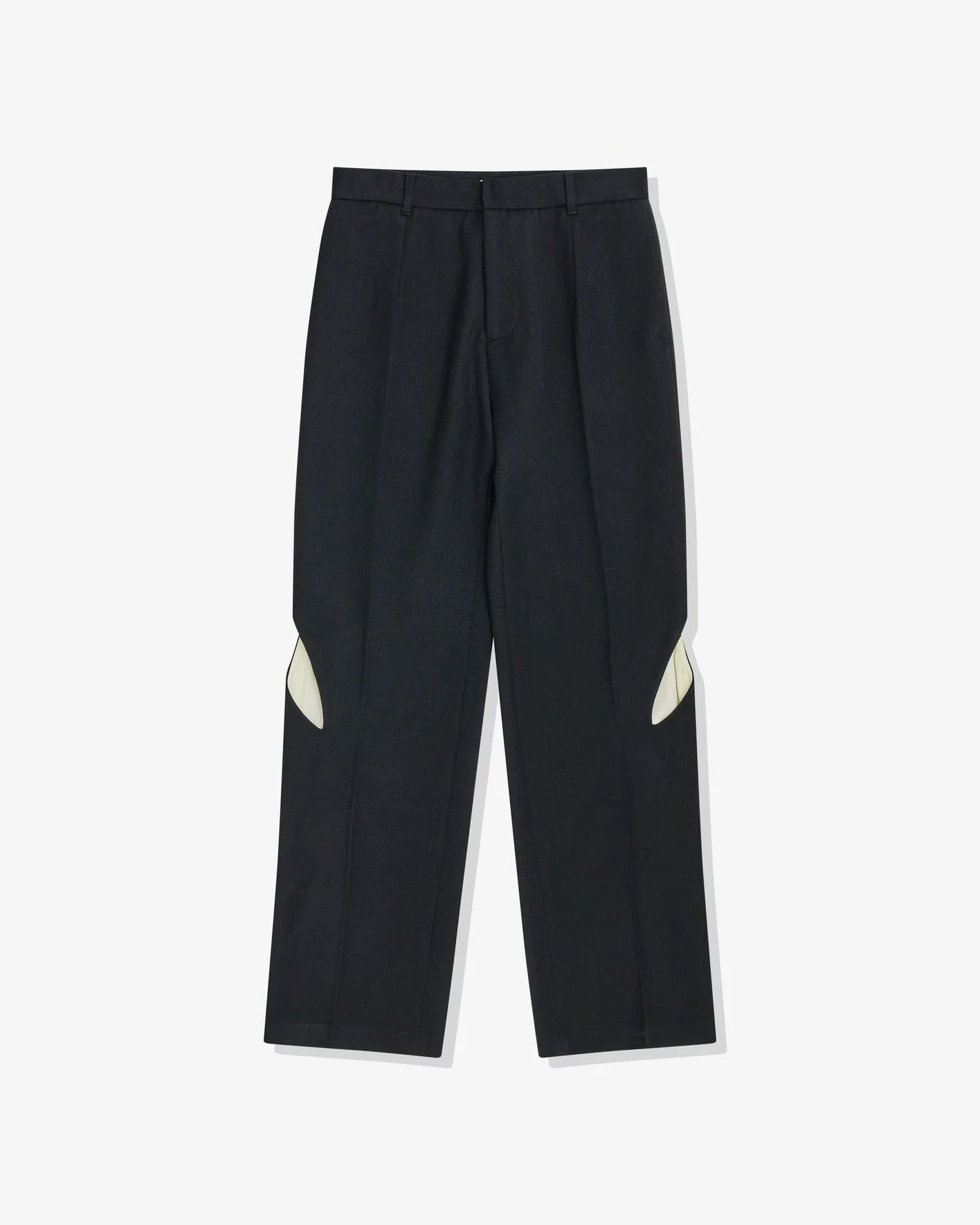 Slashed Trousers in BLACK