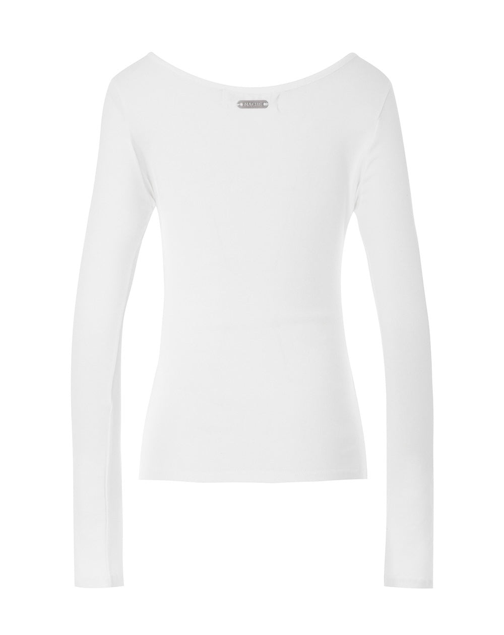 FLOW SLIM FIT LONG SLEEVE TOP IVORY