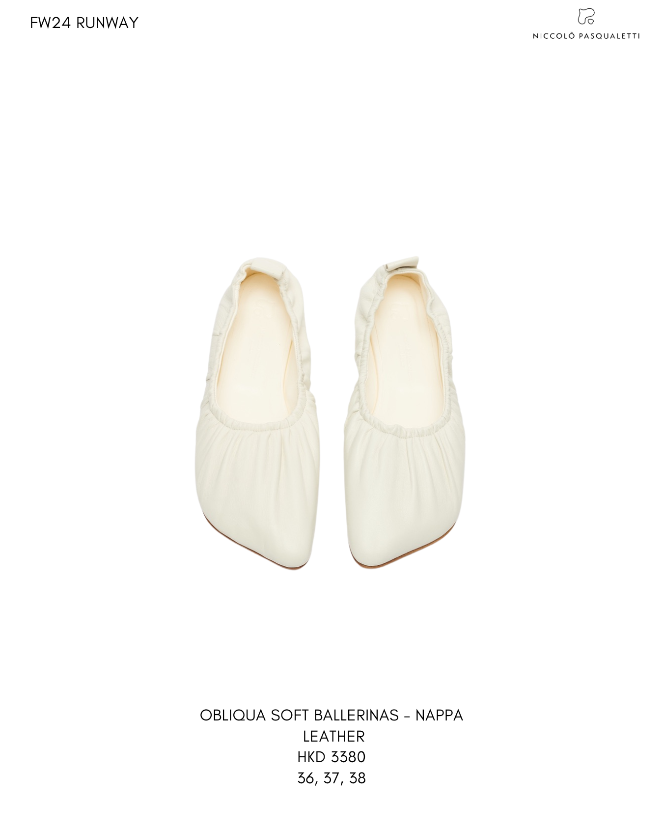 OBLIQUA SOFT BALLERINAS - NAPPA