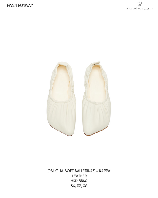 OBLIQUA SOFT BALLERINAS - NAPPA