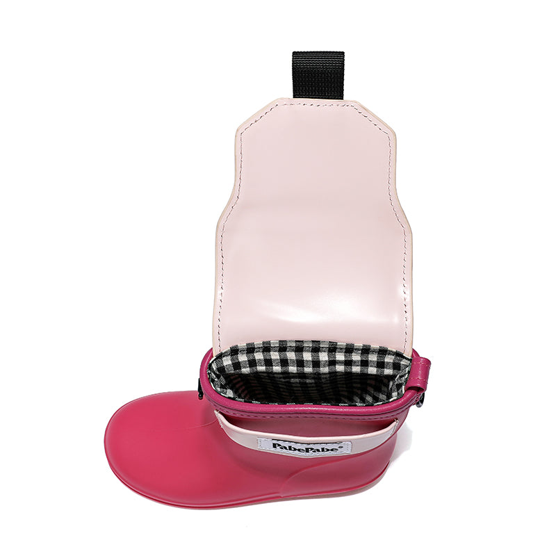 Rainboot phone bag pink