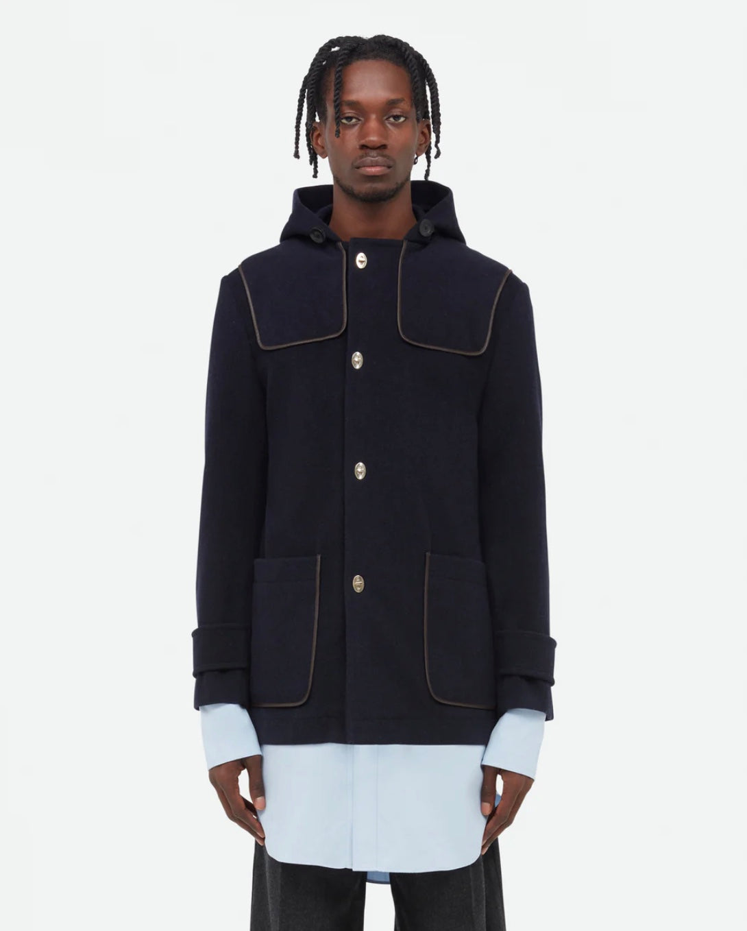 LIBRARY DUFFLE COAT HEAVY WOOL