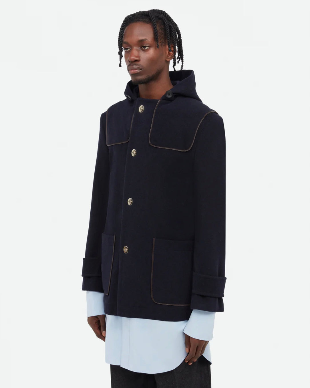 LIBRARY DUFFLE COAT HEAVY WOOL