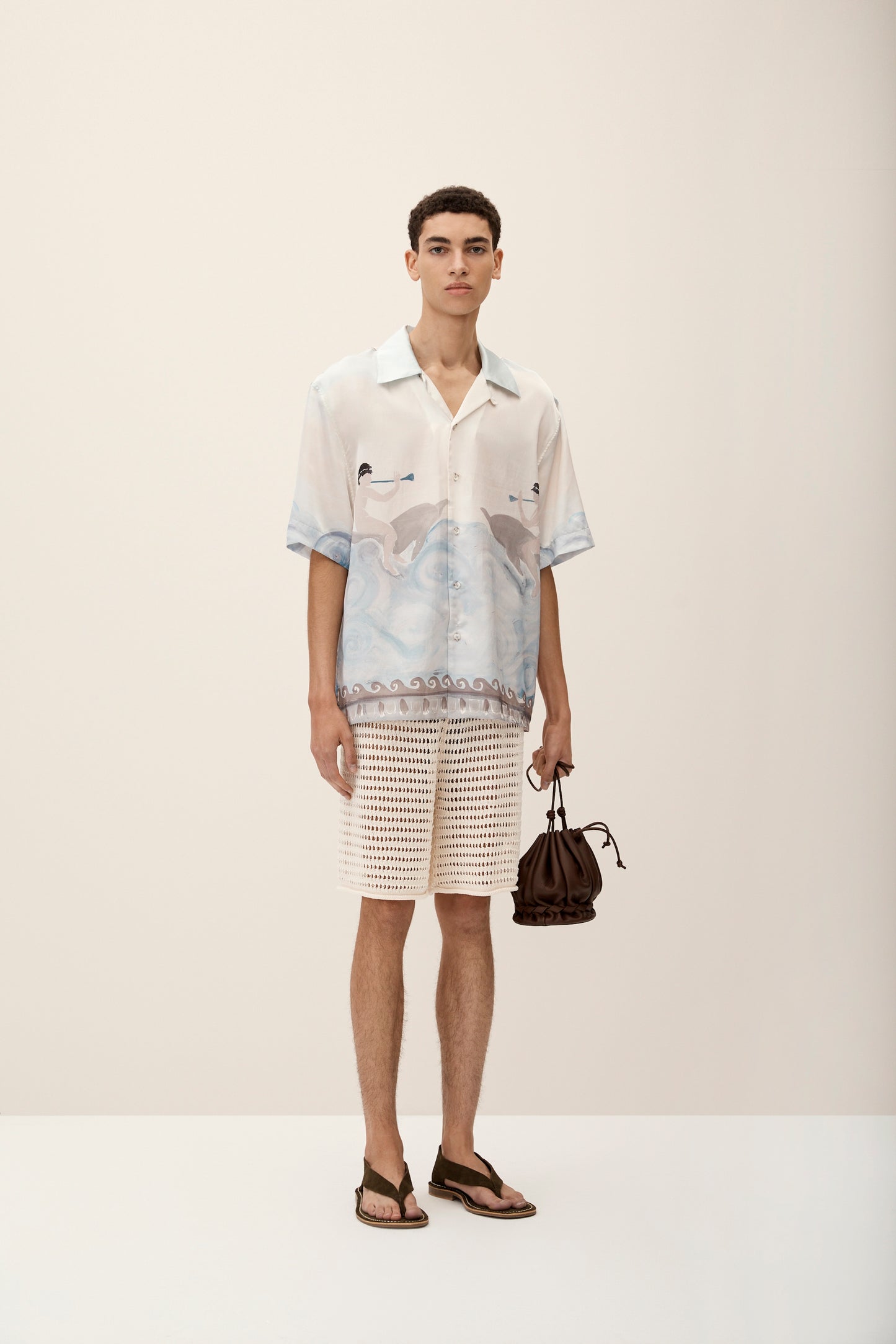 OCEAN VESTIBULE BOXY SHORT SLEEVE SHIRT