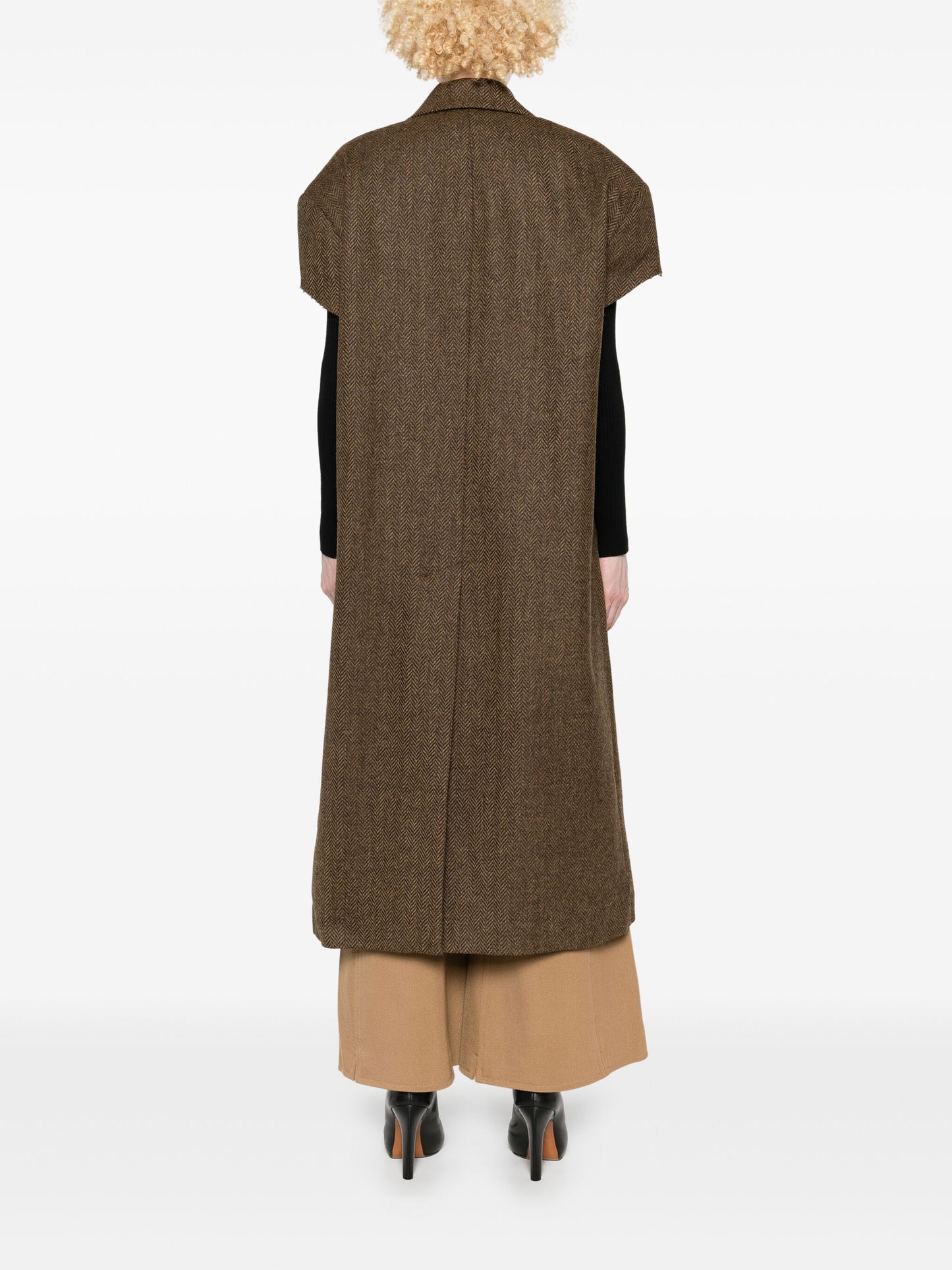 TAGLIO COAT - HERRINGBONE MELANGE WOOL