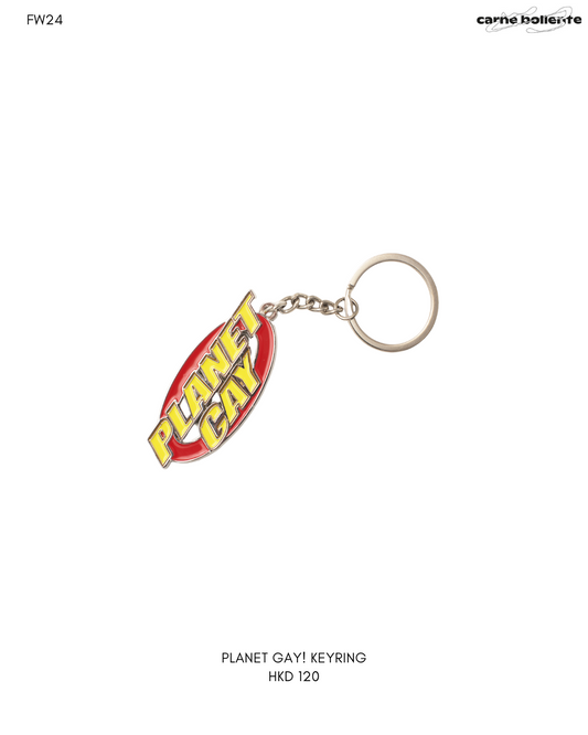 Planet Gay! keyring