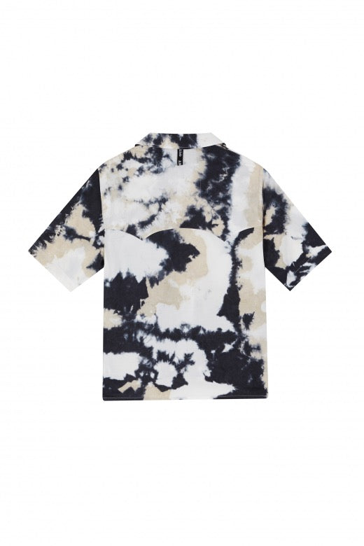 THE SHORT SLEEVE WESTERN SHIRT IN TIE & DYE