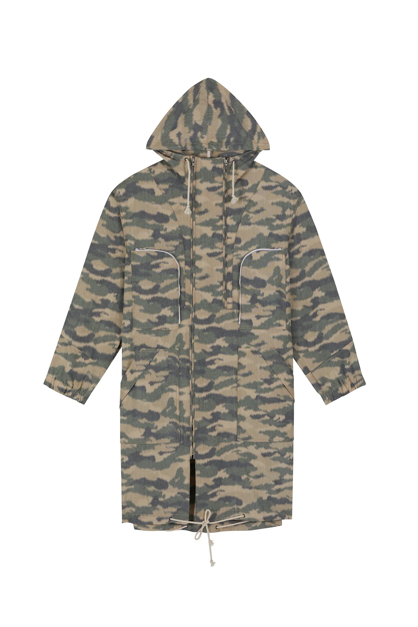 MOUNTAIN PARKA IN CAMOUFLAGE COTTON