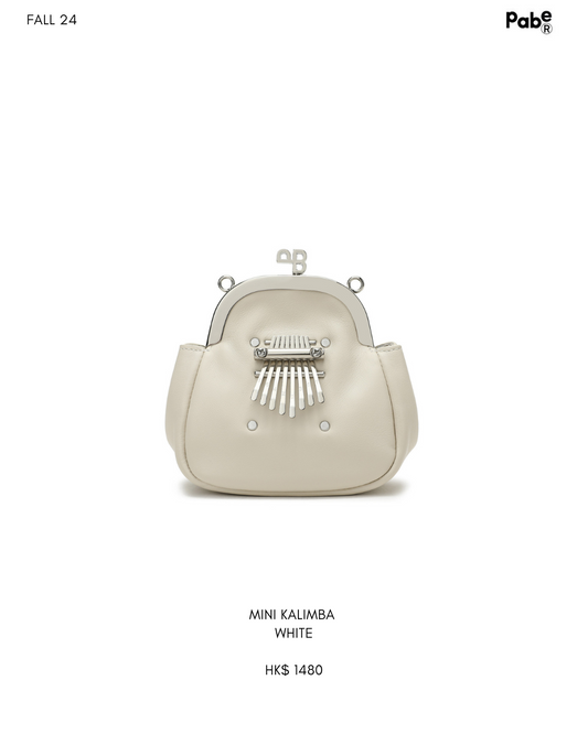 MINI KALIMBA BAG WHITE