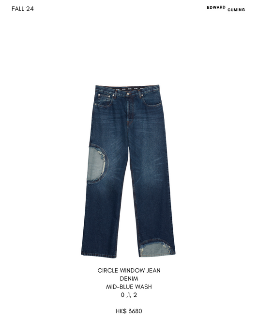 CIRCLE WINDOW JEAN