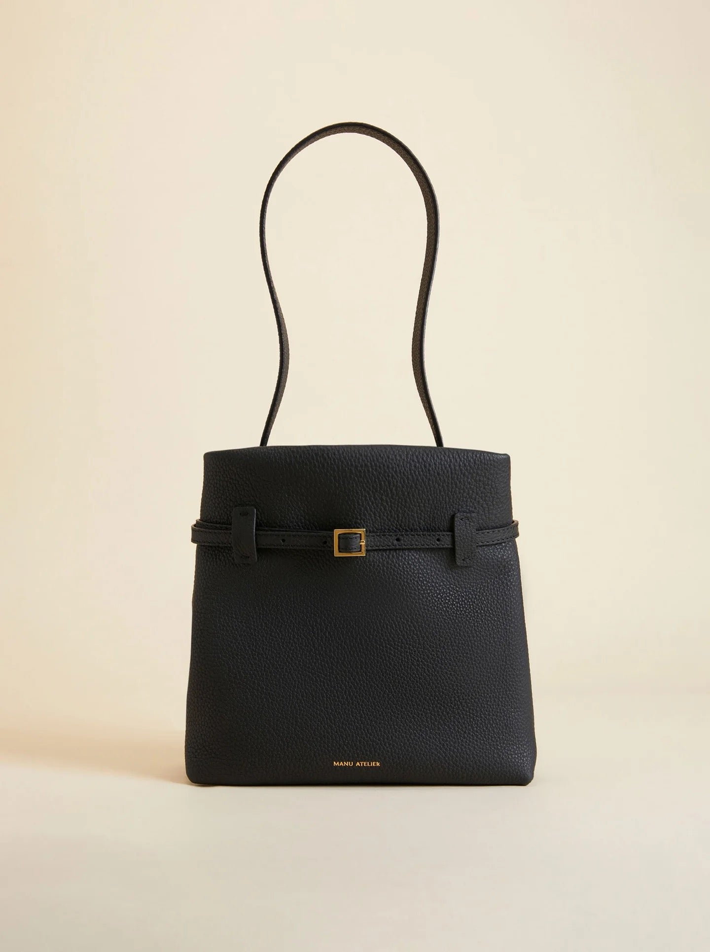 Mini Tote du Jour Bag Black Grained