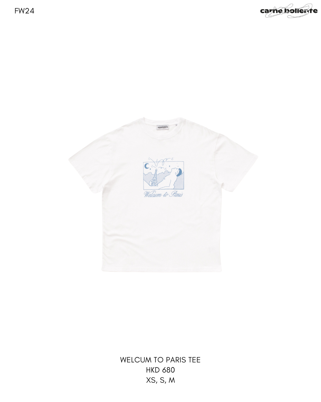 Welcum to Paris tee