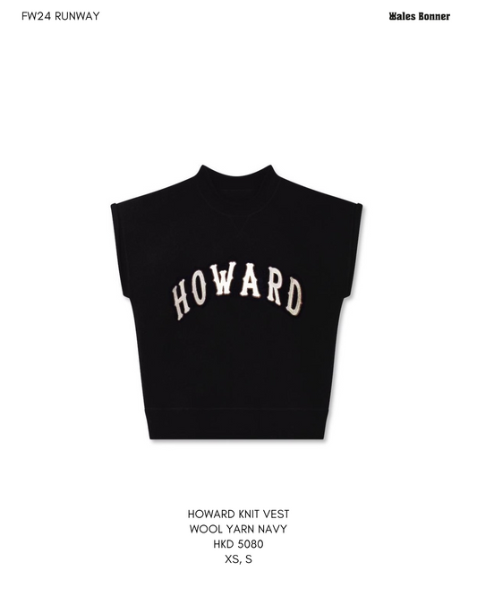 HOWARD KNIT VEST WOOL YARN