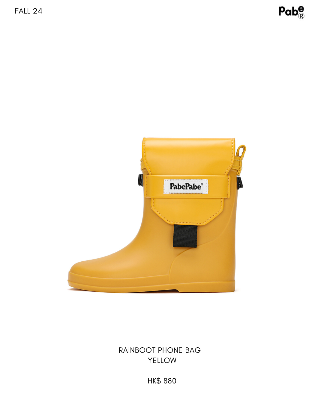 Rainboot phone bag Yellow