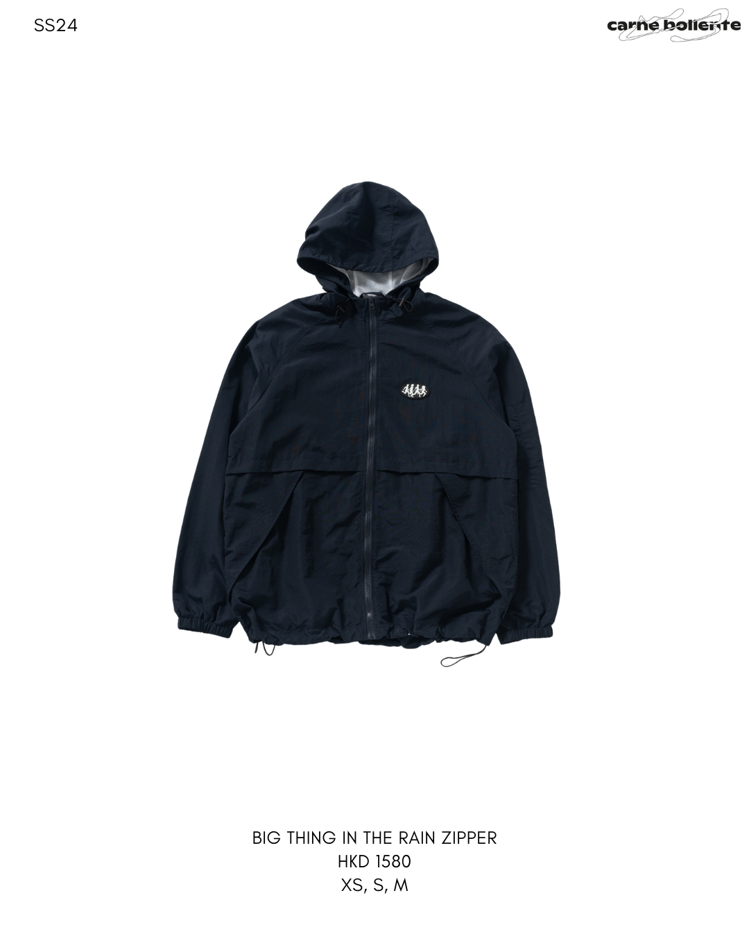 BIG THING IN THE RAIN — NAVY BLUE