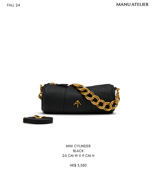 XX Mini Cylinder Bag Black