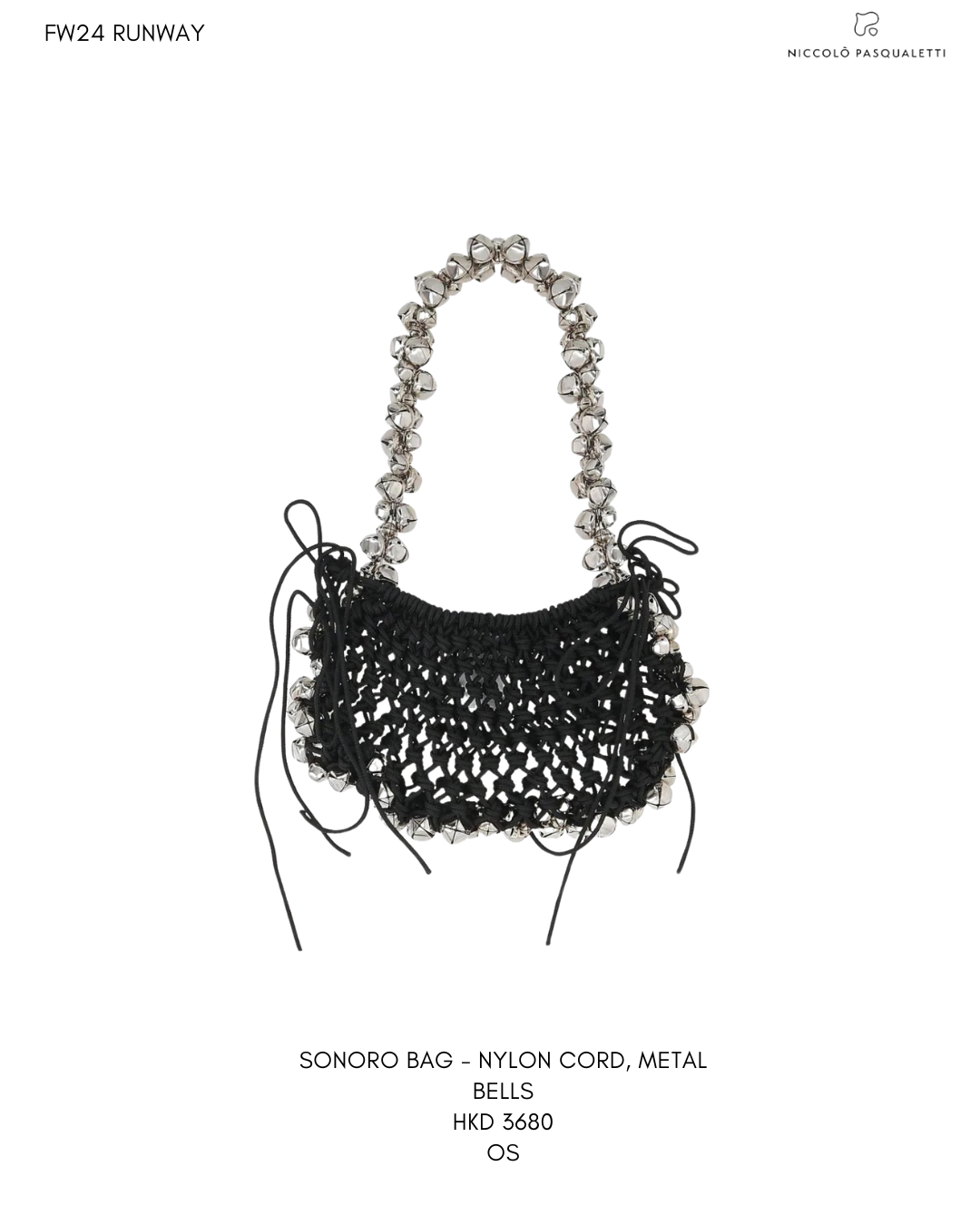 SONORO BAG - NYLON CORD, METAL BELLS