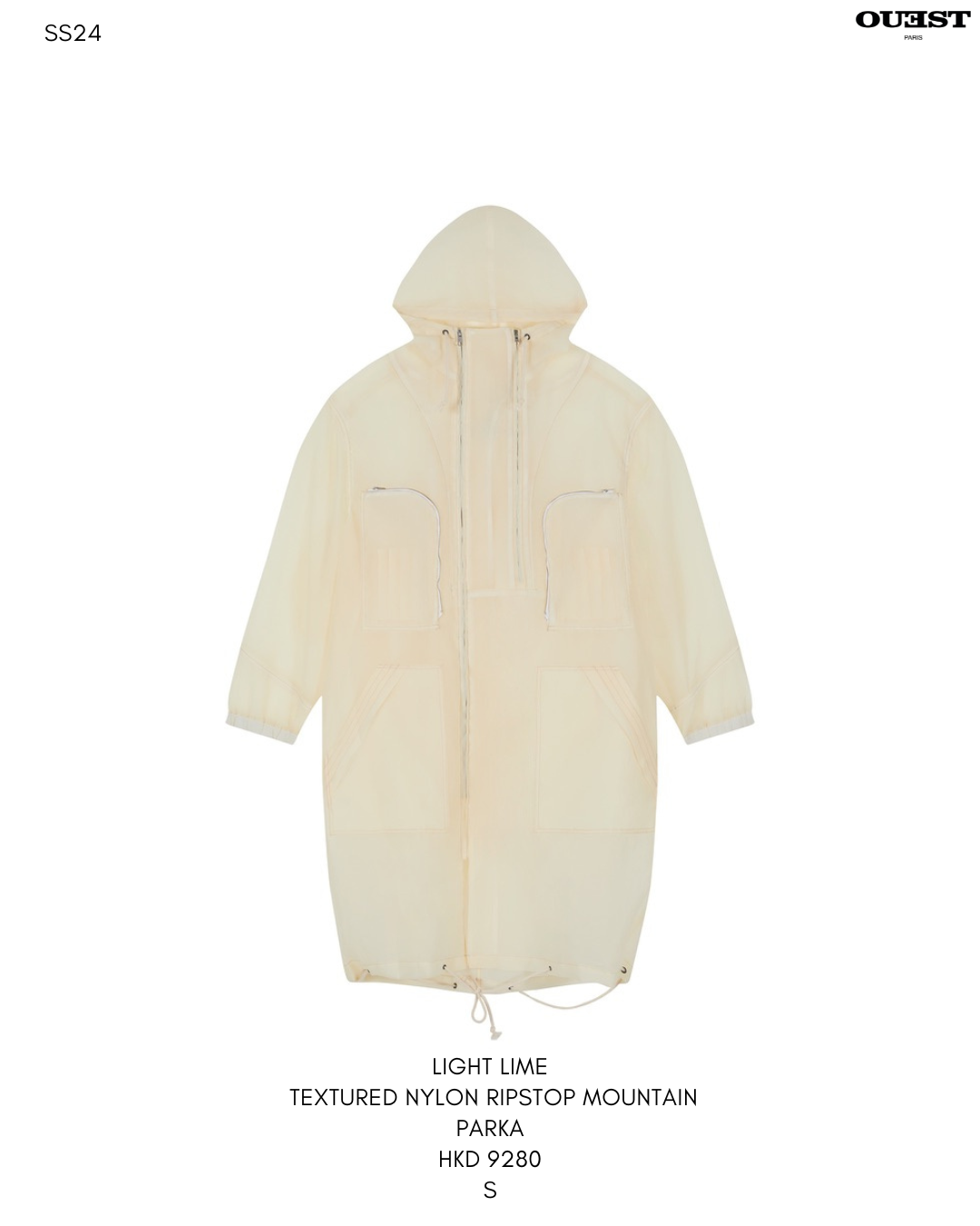 MOUNTAIN PARKA IN OFF-WHITE